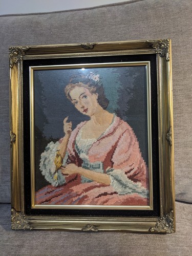 Beautiful gold framed tapestry - beautiful,