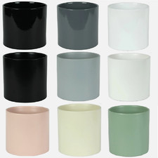 Ceramic Indoor Plant Pot, Cachepot - Small, Medium, Large. Matt, Gloss Finish.