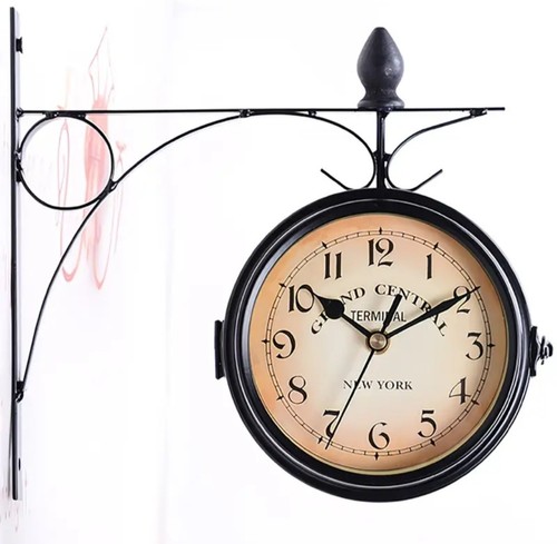 Double sided wall clock - double,