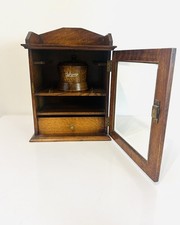 Vintage Wooden Tobacco Cabinet