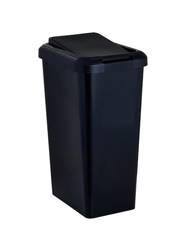 45l black swing lift - &, bin
