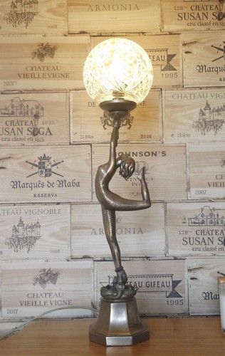 Acrobat lady figural table - acrobat,