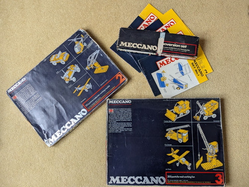 Vintage meccano sets - sets, 2