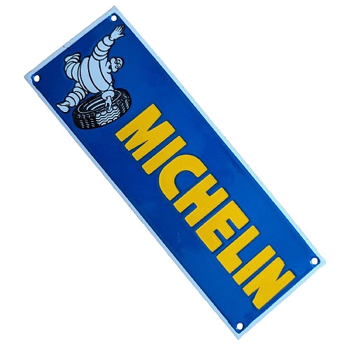 Michelin man enamel metal - michelin,