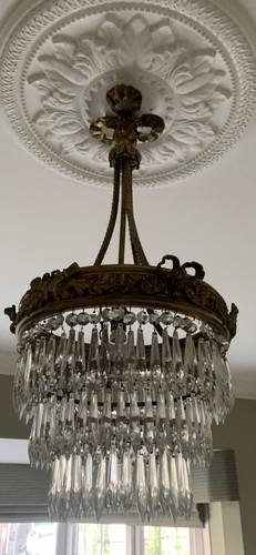French empire crystal - french, basket