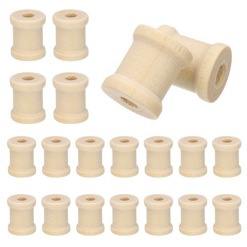 20pcs wooden spools x 0 - 20pcs, 0.6