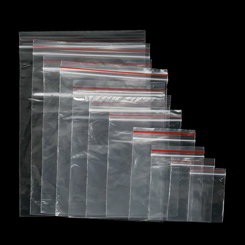 Clear grip seal bags self - grip,
