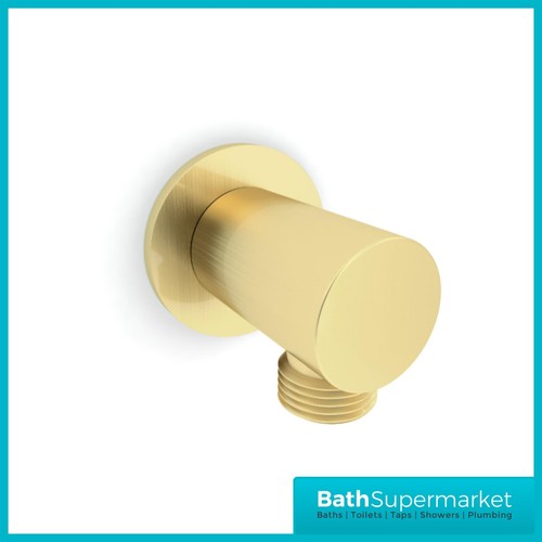 Brushed brass wall outlet - outlet, &