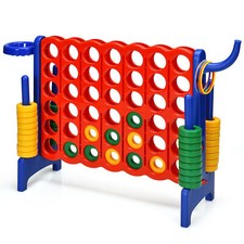 Giant 4 in A Row Jumbo 4-to-Score Chess Set Large Family Indoor Outdoor Game Toy