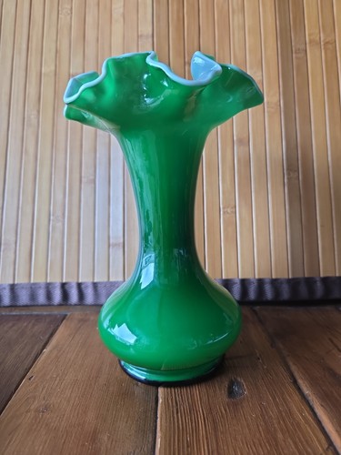 Fenton art glass ivy green - fenton,