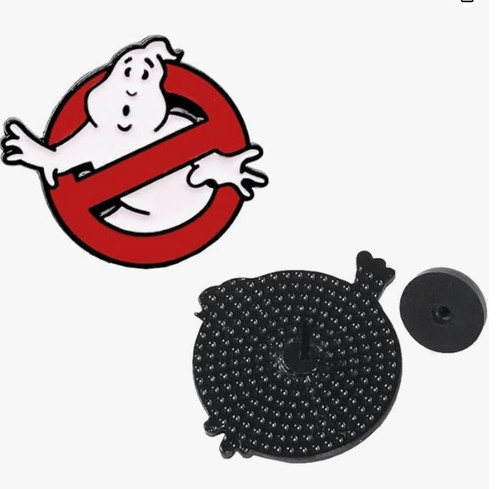 Ghostbusters logo enamel pin - ghostbusters,