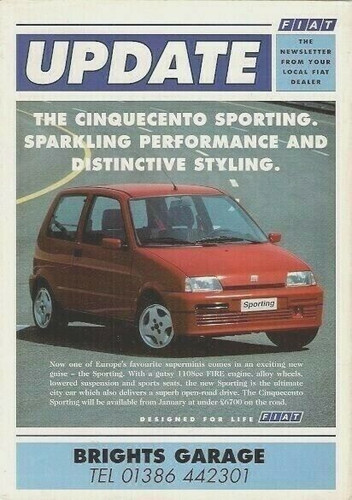 Fiat update december 1994 - fiat,