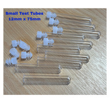 Clear Plastic Test Tubes &