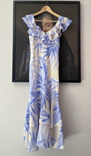 Lipsy ruffle tier palm print - ruffle,
