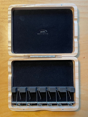 Wooden bassoon reed case - reed,