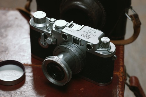 Leica iiif red dial elmar - leica, w/