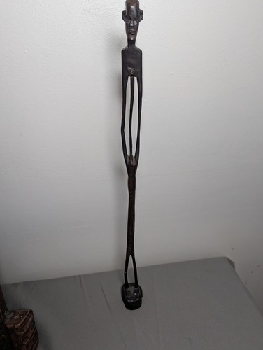 African vintage wooden hand - african,