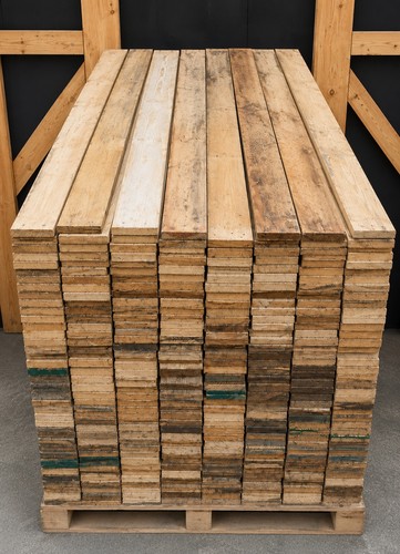 Reclaimed pallet wood wall - reclaimed,