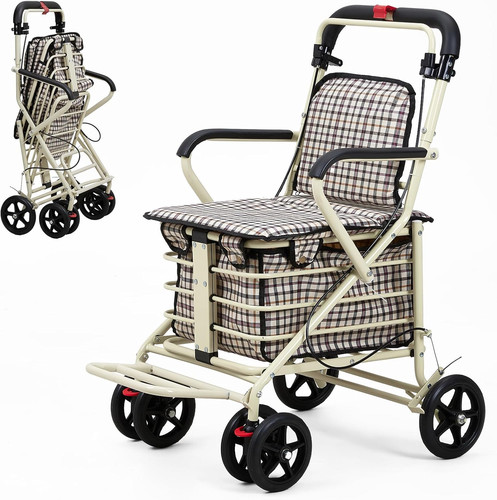 Walk and rest shopping trolley - rest,