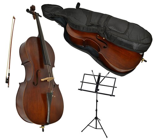 Size student cello - 1/2, set