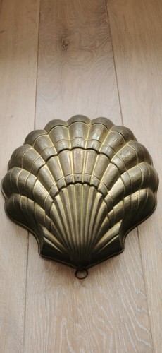 Antique brass shell - antique,