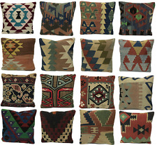 2025 New Stock Luxury Wool Turkish Moroccan Colourful Pure Kilim Cushion Cover
