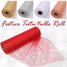 Christmas Glitter Tulle Roll