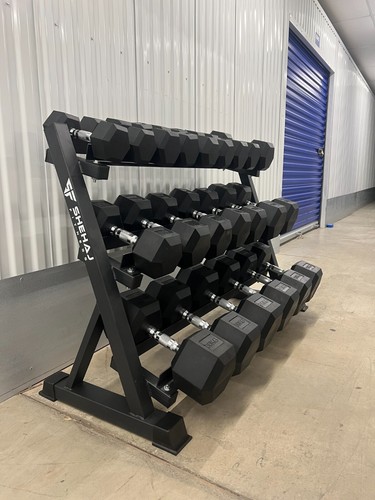 Hex dumbbell 5kg 40kg - dumbbell, 3