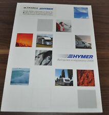 Hymer Model Range 2008 MotorHomes Truck Brochure Prospekt Russian Edition