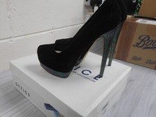 OFFICE JOY BLACK SUEDE HIGH