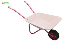 Kids Wheelbarrow Outdoor Garden Activity Gardening Toy Safe Children Pink