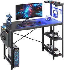 Computer Desk with Shelves