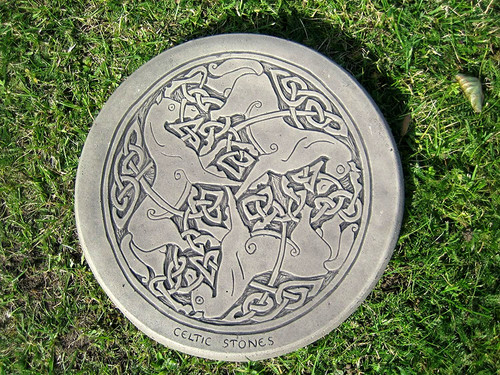Garden stepping stones celtic - stones,