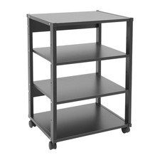 4 Shelf Audio Video TV Media Component Stand Rack AV Equipment Stereo Cabinet