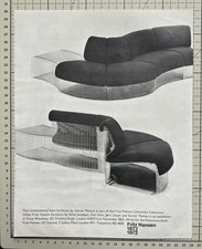 Verner Panton Wire Furniture Fritz Hansen Centenary Collection 1972 Cutting 556