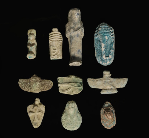 Ancient egyptian faience - egyptian,