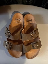 New Scholl Khaki Suede Footbed