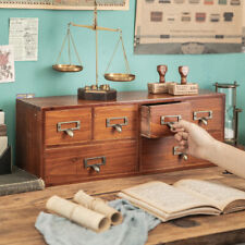 Wooden Multi Storage Drawer Cabinet Unit Home Office Little Bits Craft Organiser