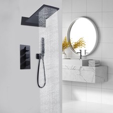 Shower Set Shower System with Thermostatic Shower Fittings Rain Shower Shower System NEW