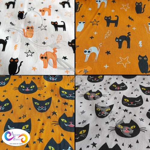Halloween scary cats black - cats, &