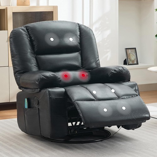 Oversized recliner chair with - oversized,
