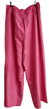 ☆ Privatsachen Red Silk Trousers Oversized One Size Long Rise