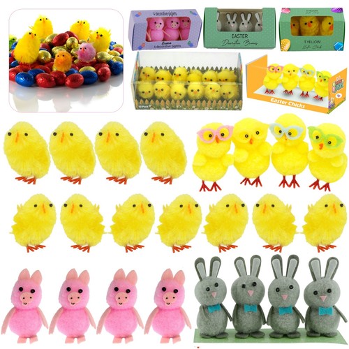 Happy easter bunnies chickens - happy,