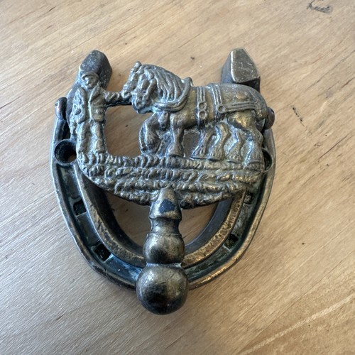 Brass door knocker - brass,