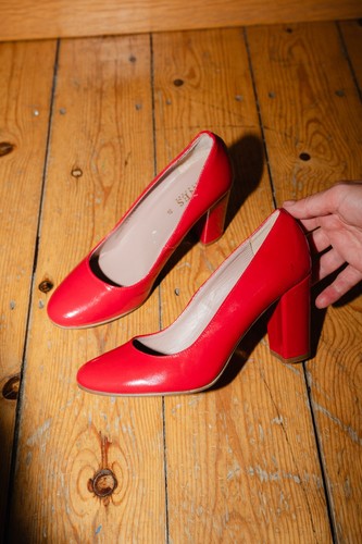Vintage jones bootmaker - vintage, red