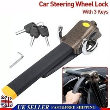 Universal Heavy Duty Steering Wheel Lock Car Van Security Anti Theft with 3 Keys