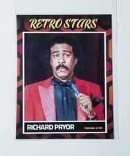 RICHARD PRYOR RETRO STARS CUSTOM ART CARD WITH BACK 3 ~ COMEDIAN ACTOR