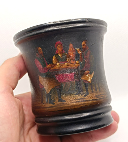 Russian lacquered pencil - russian, pot