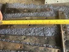 5 X vintage 10” iron strap T