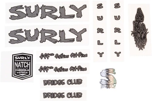 Surly bridge club - surly, decal